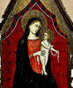 Antique Virgin and Child Painting, Religious Art, Renaissance Altarpiece