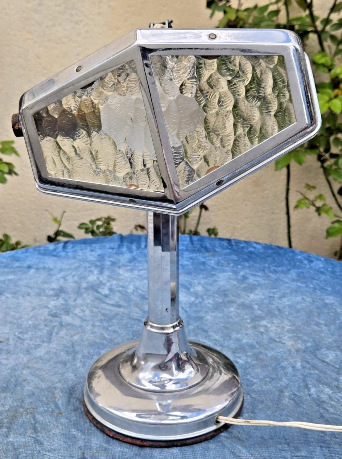 Beautiful antique chrome Pirouett desk lamp