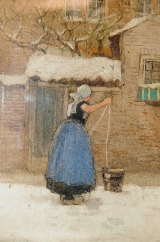 Henri Cassiers (1858-1944) Water carriers Belgian school