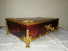 Louis XV style tortoiseshell veneer table casket, signed Rischmann Pau
