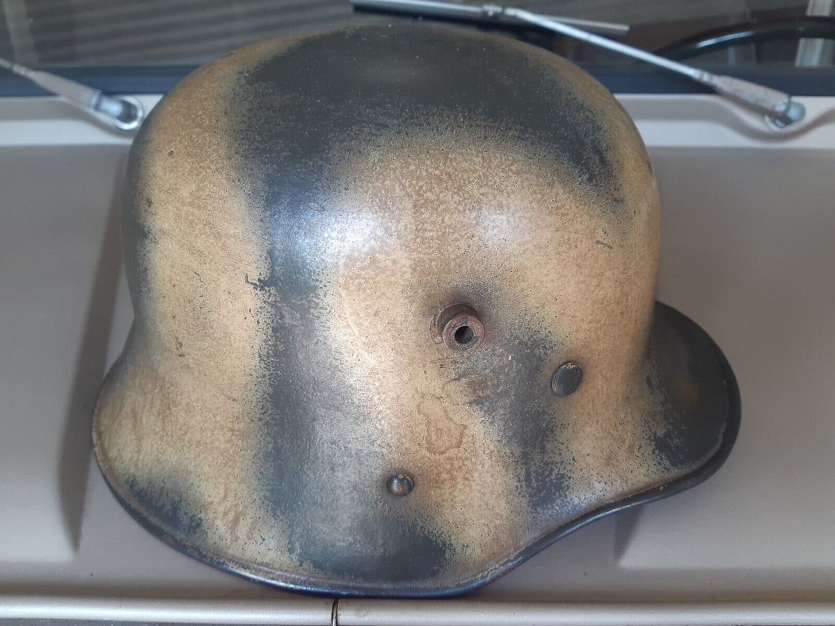 German coastal battery helmet Normandy