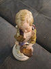 Antique Sculpture Subject Angel Statue Meissen Porcelain Germany 18th 19th Century
