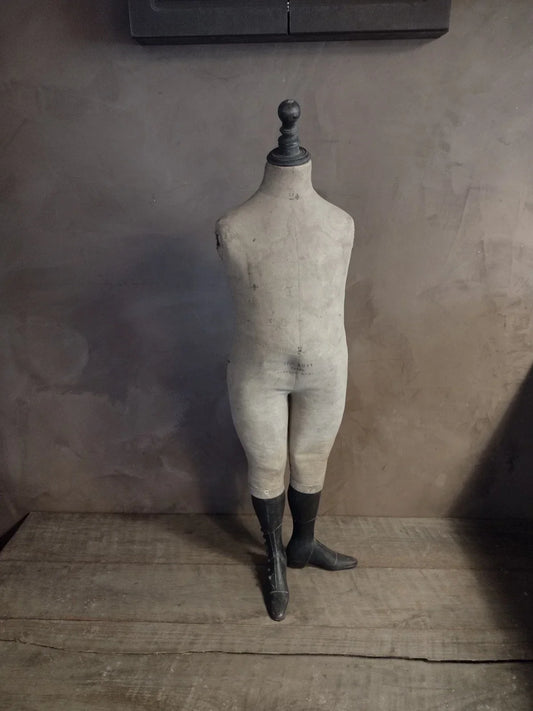 Antique Stockman child mannequin. Rare display bust.