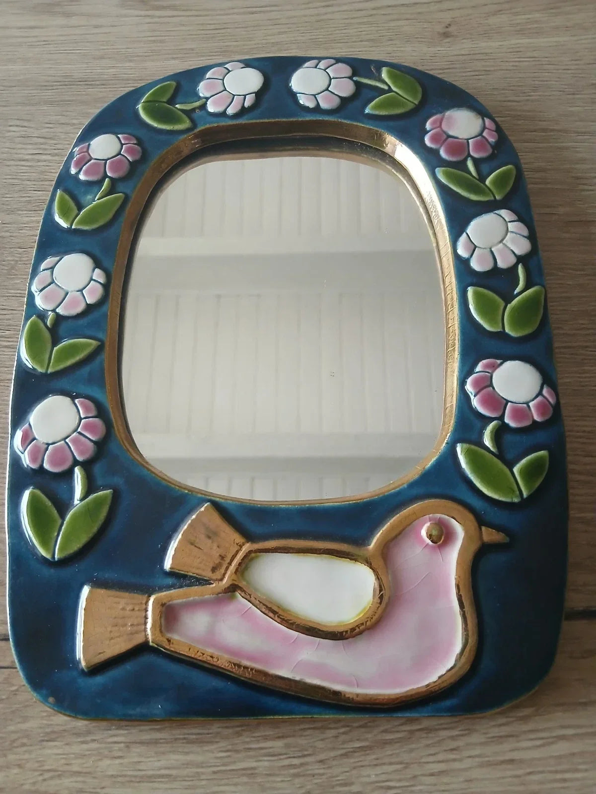 Miroir en céramique de Mithé Espelt