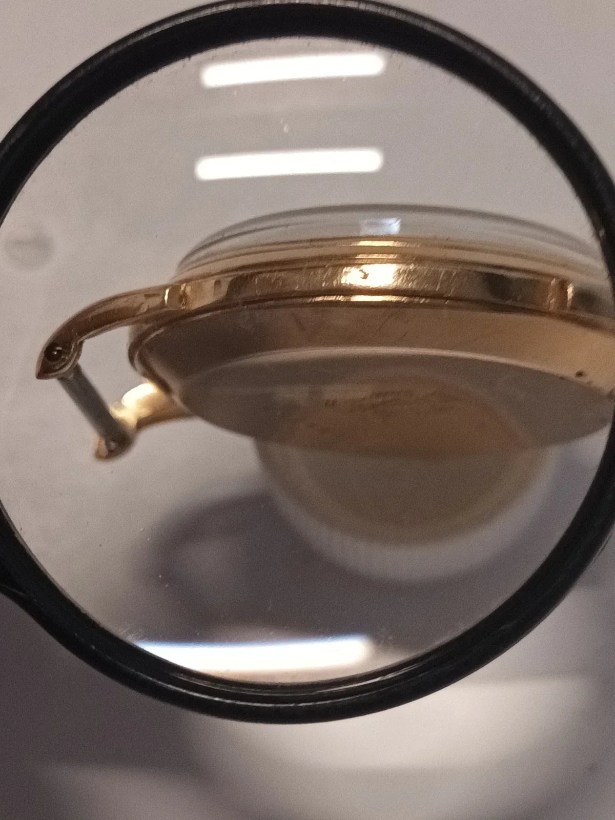 LIP MECHANICAL WATCH IN GOLD, EAGLE'S HEAD HALLMARK
