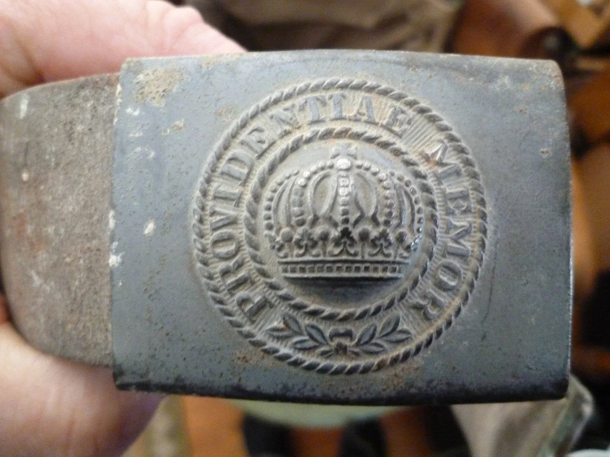 Belt with its buckles, fresh from the attic