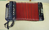 Rare and magnificent antique FISART diatonic accordion
