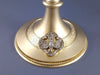 Froment-Meurice solid silver gilded chalice