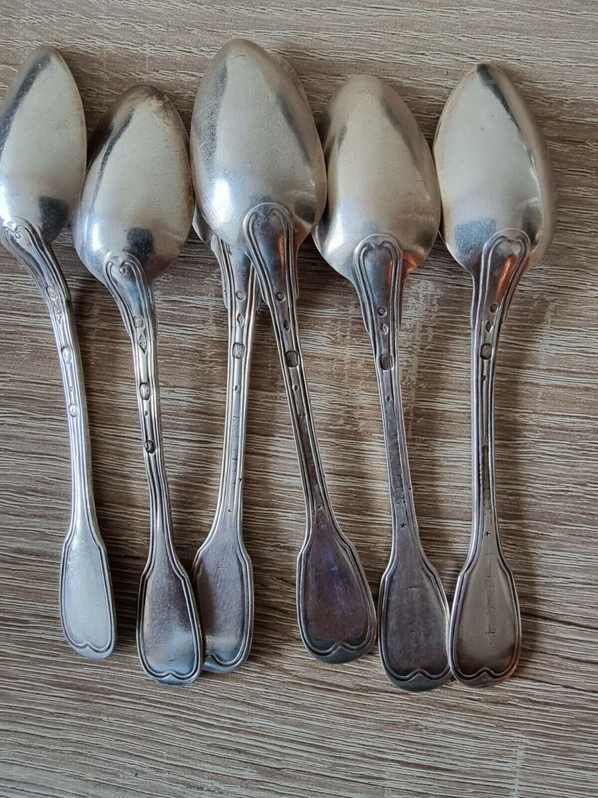 Set of solid silver Minerva cutlery