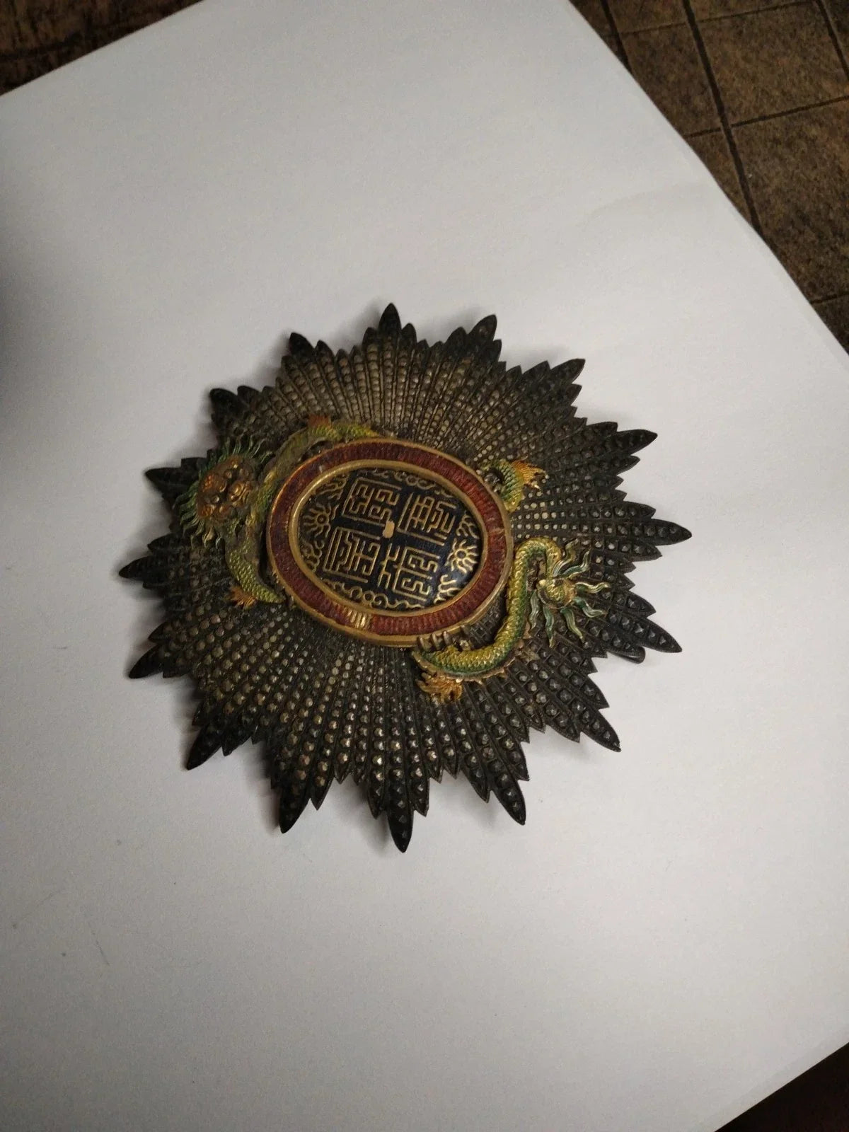 Grand Officer's cross medal of the Order of the Dragon of Annam