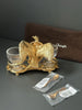 24-karat gold-plated salt cellar by Maison Christofle Aigle