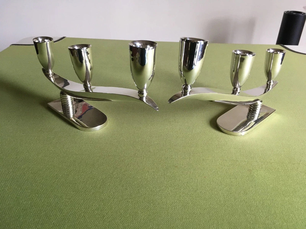 vintage sterling silver 925 Mexico candlesticks