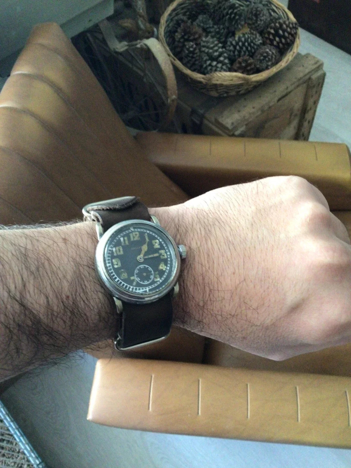 Vintage aviator watch