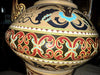 MAGNIFICENT LARGE BYZANTINE SARREGUEMINES STONEWARE VASE NO. 831