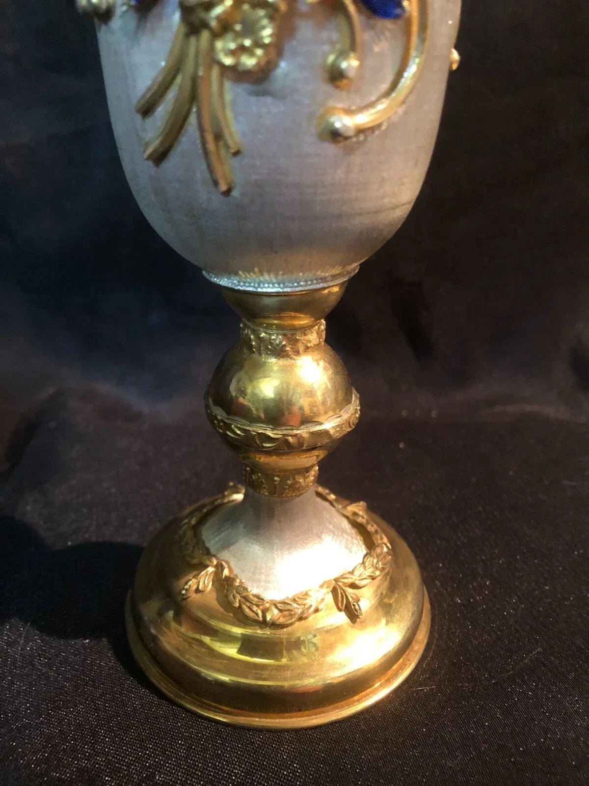 ciborium glass chalice silver-gilt precious stone