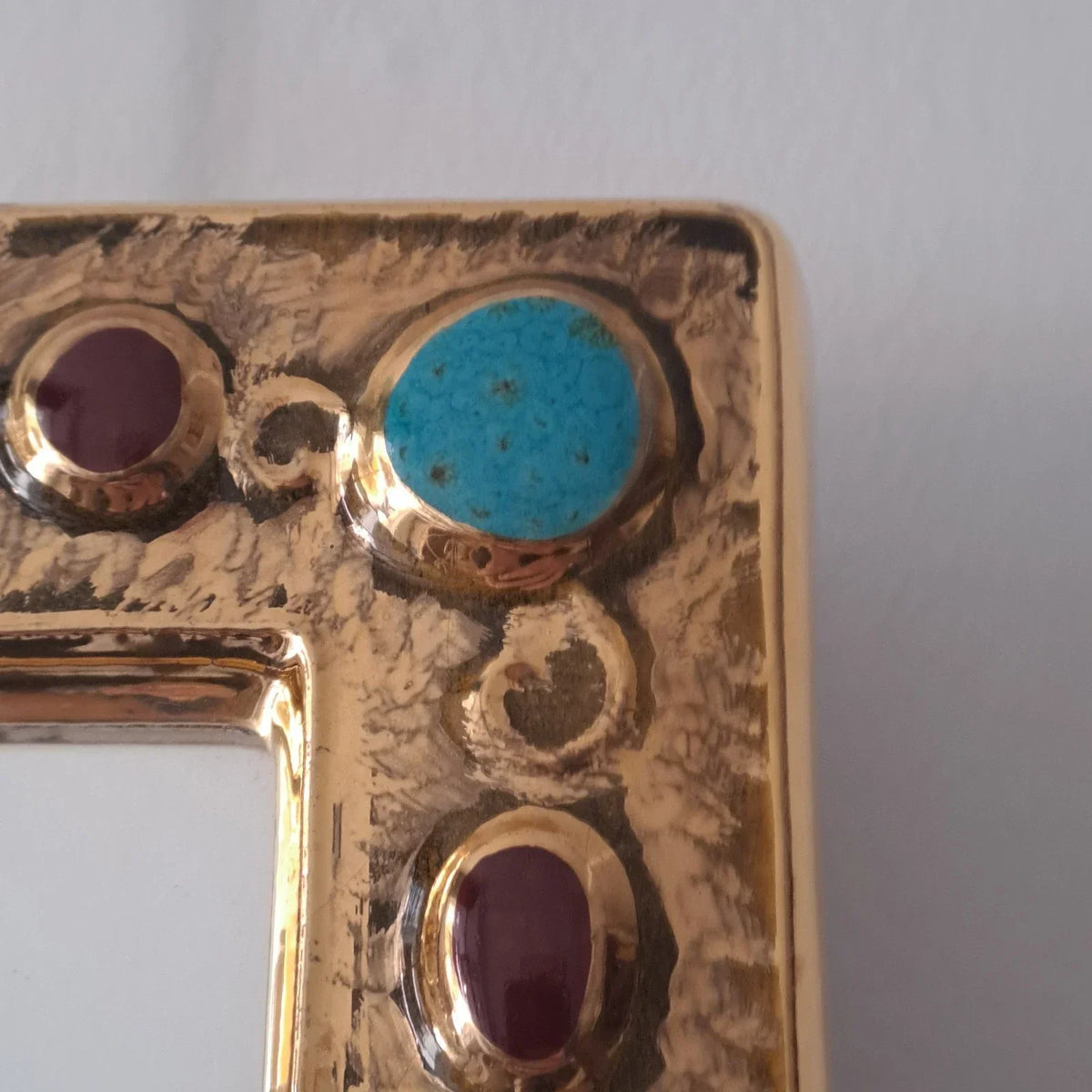 Ceramic mirror by François Lembo Vallauris circa 1960-1970