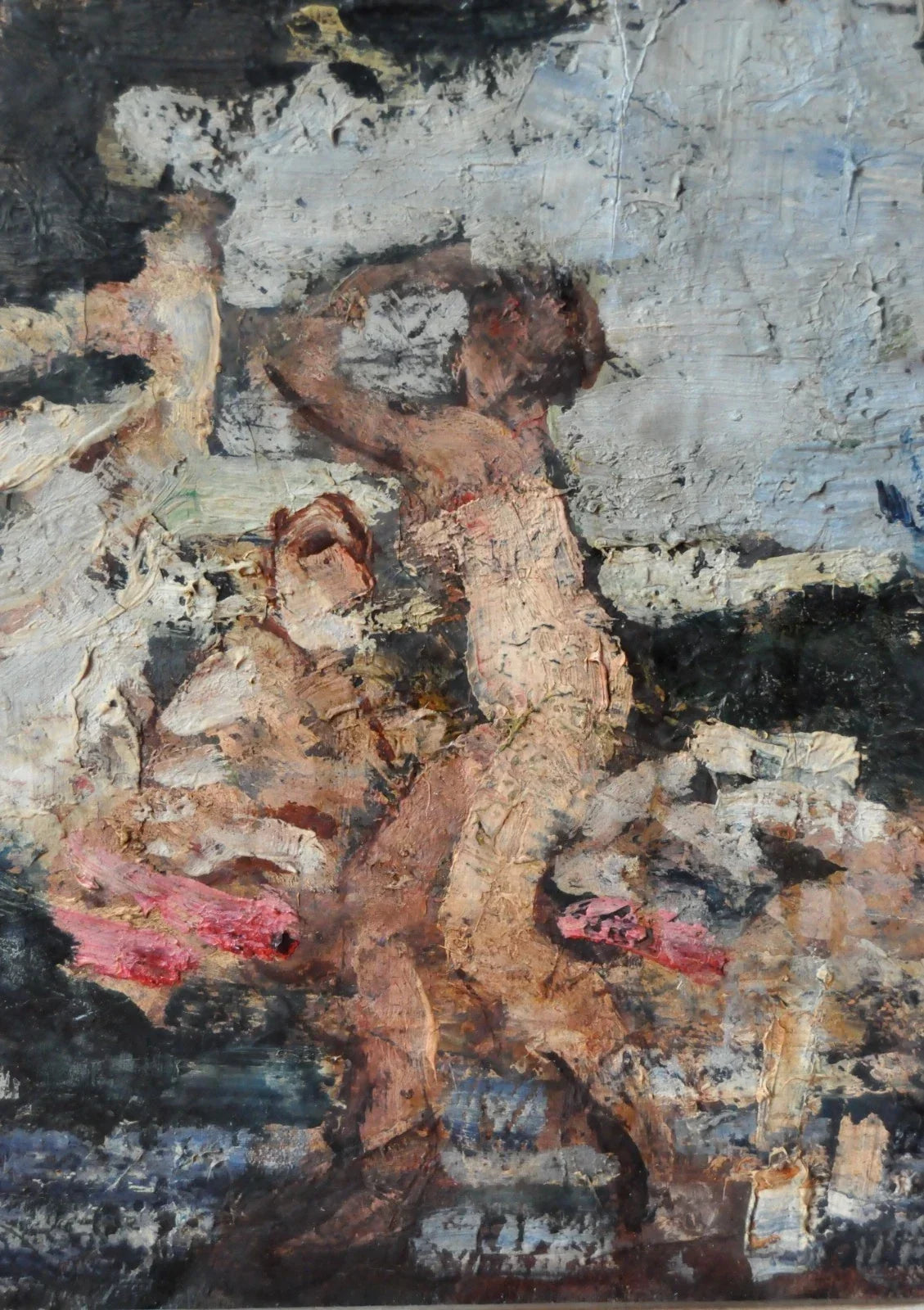 Louis Leydet painting "The Bathers," Provençal School
