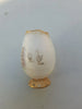 Rare Antique Small Daum Nancy Goose Girl Frosted Glass Vase. Gold Trimmed.