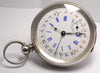 MONTRE GOUSSET ARGENT 3 AIGUILLES 12H ET 24H VINTAGE 1890 POCKET WATCH