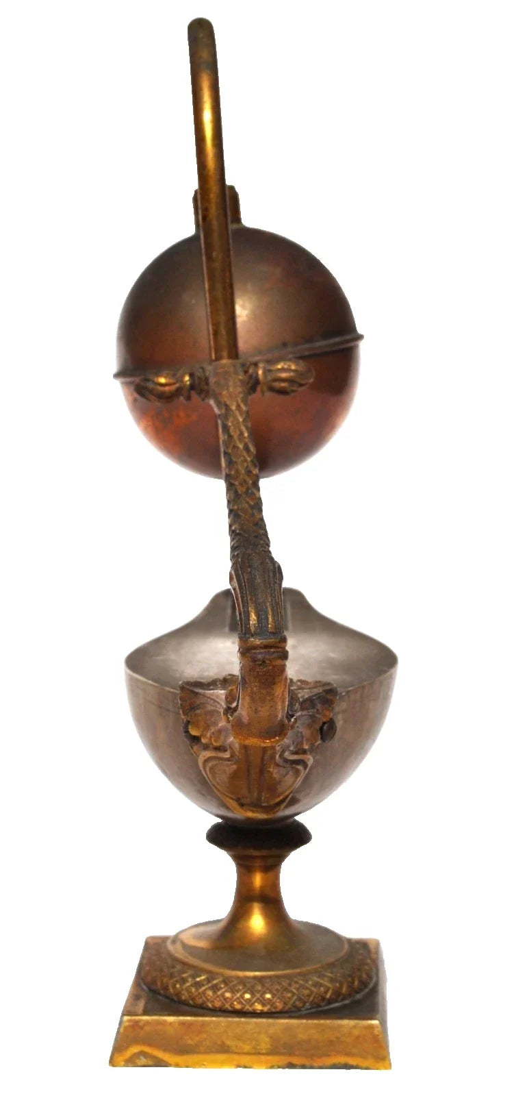 Rare Fire Fountain - Docimastic Lamp Signed BREUZIN - 1st Empire Early 19th Century