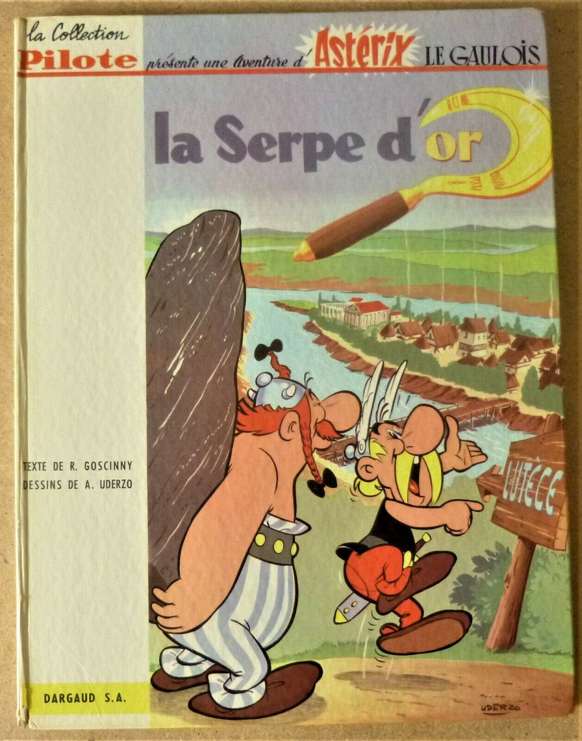 Asterix and Obelix - pilot - The Golden Sickle - 5 titles - 1st edition 1962