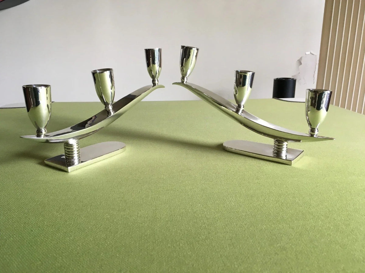 vintage sterling silver 925 Mexico candlesticks