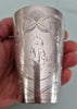 Superb Solid Silver Russian Beaker, 121g, Vermeil