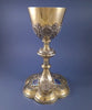 Vermeil and enamel chalice, solid silver by Demarquet Frères