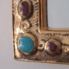 Ceramic mirror by François Lembo Vallauris circa 1960-1970