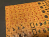 Vintage 1930s bakelite tiles, 152 pieces, late 1938, Macy brand