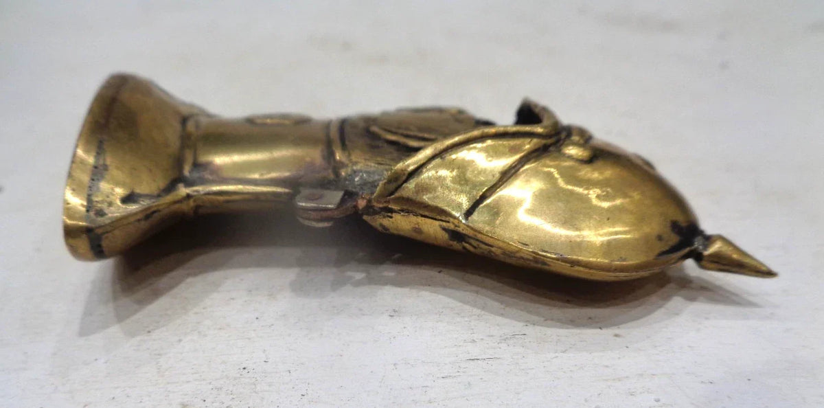 Briquet artisanat de tranchée représentant le kaiser en caricature
