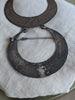 Ancienne paire de fibules berbère argent massif poinçons