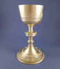Froment-Meurice solid silver gilded chalice