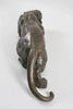 Bronze prowling tiger statuette