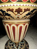 MAGNIFICENT LARGE BYZANTINE SARREGUEMINES STONEWARE VASE NO. 831