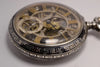 MONTRE ANCIENNE RARE GOUSSET SQUELETTE ARGENT NIELLO 1900 VINTAGE POCKET WATCH