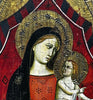Antique Virgin and Child Painting, Religious Art, Renaissance Altarpiece