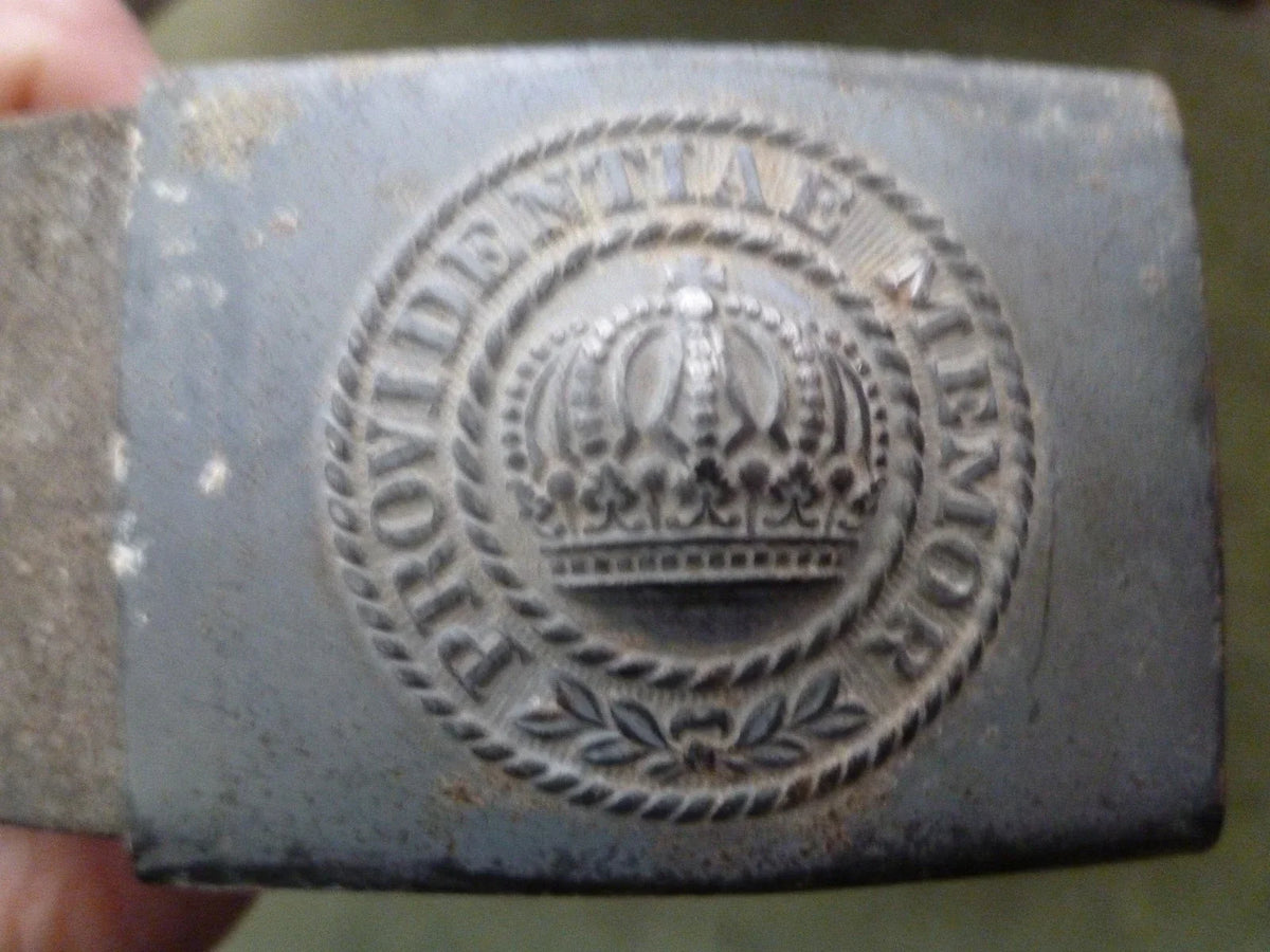 Belt with its buckles, fresh from the attic