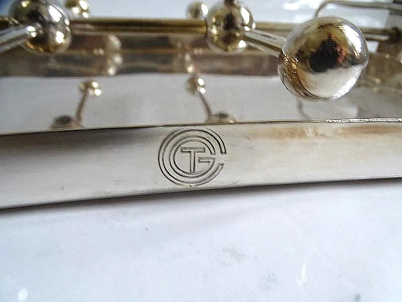 Silver-plated tray-Transat-Luc Lanel -CGT-Cie Transatlantique-1930 Christofle