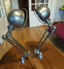 Set of 2 industrial Jielde 3-arm lamps