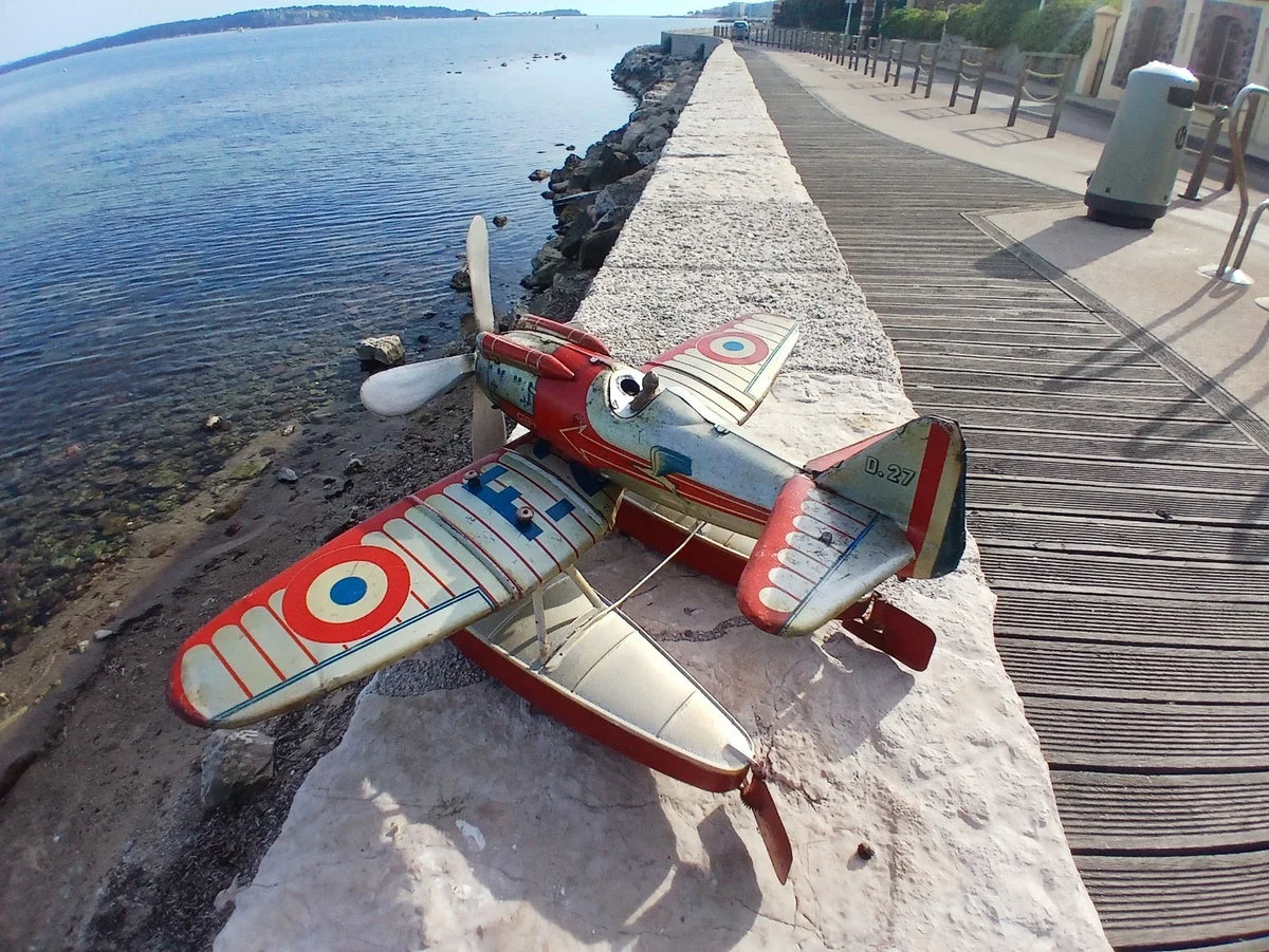 JEP SEAPLANE SCHNEIDER TROPHY NO JRD CIJ BING JOUET ANTIQUE POND BOAT