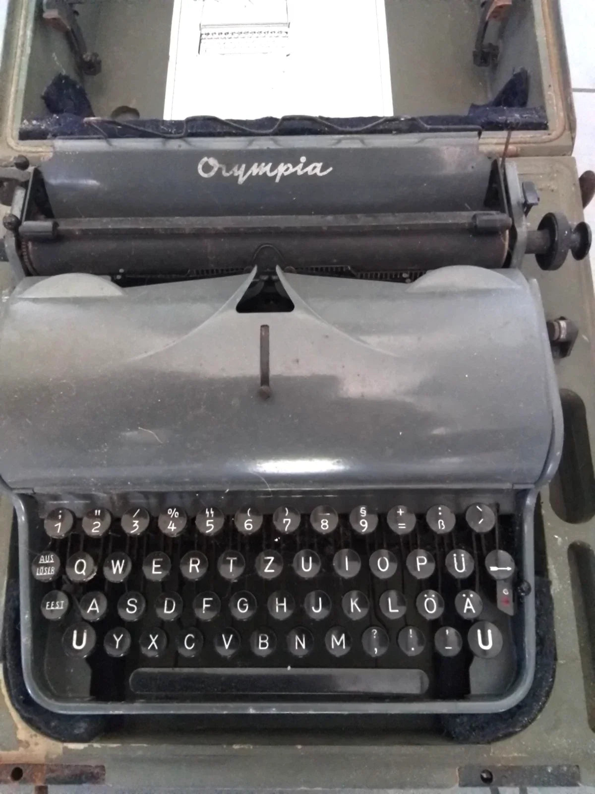 WW2 German typewriter