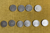 Lot of 35 antique silver coins, 19th century, Ecu, Nap, Louis-Philippe, Leopold, Hercules