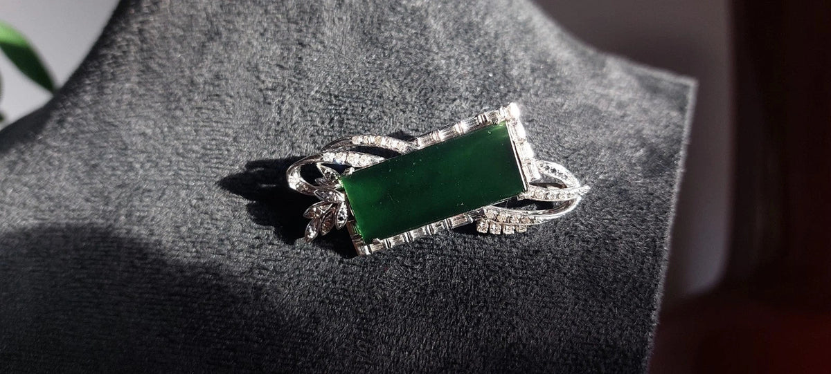Antique 14K white gold jewelry