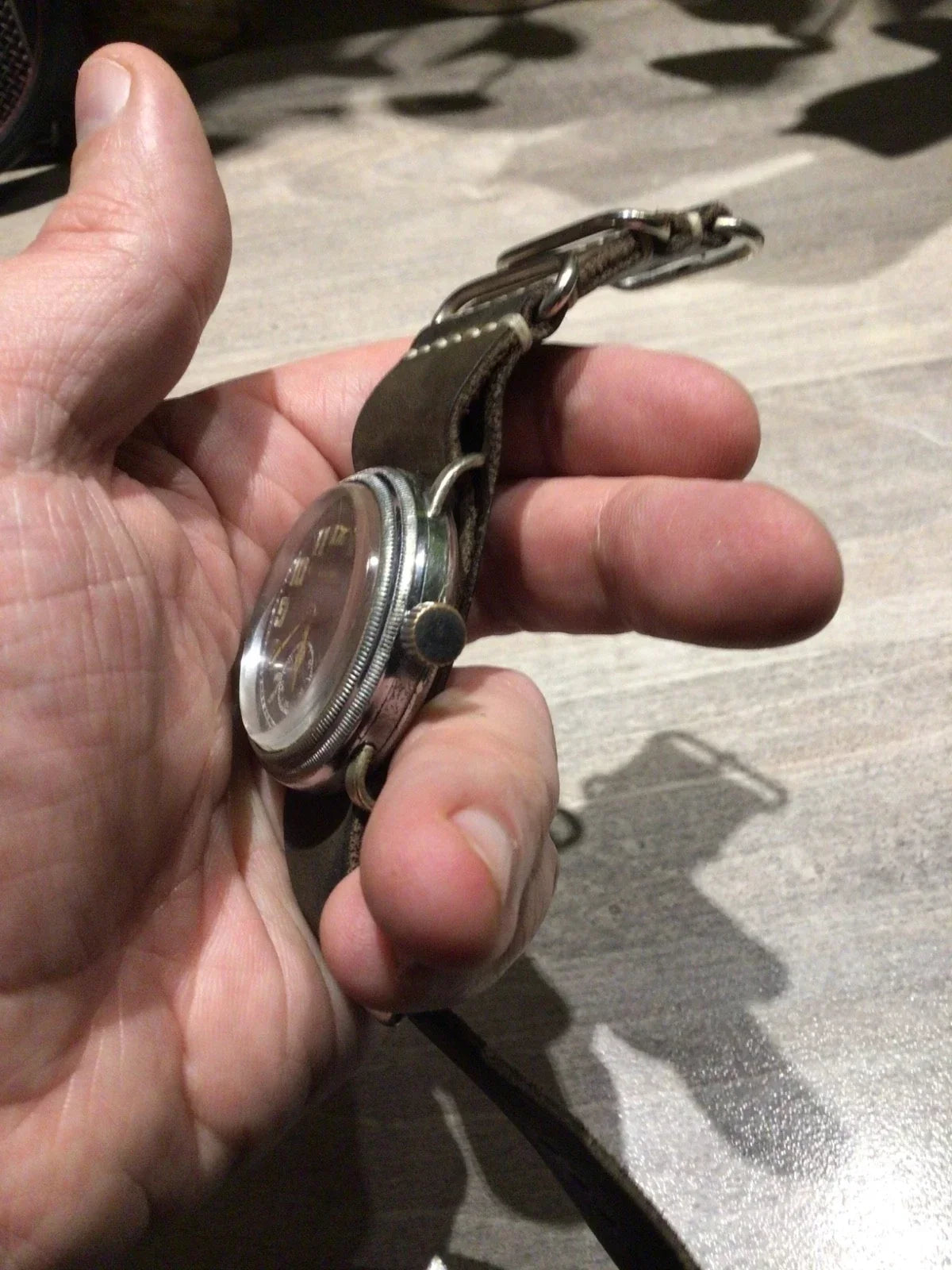 Vintage aviator watch