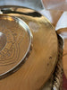 SUBLIME ANTIQUE RELIGIOUS GILT SILVER PATEN FOR COLLECTION