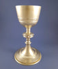 Froment-Meurice solid silver gilded chalice