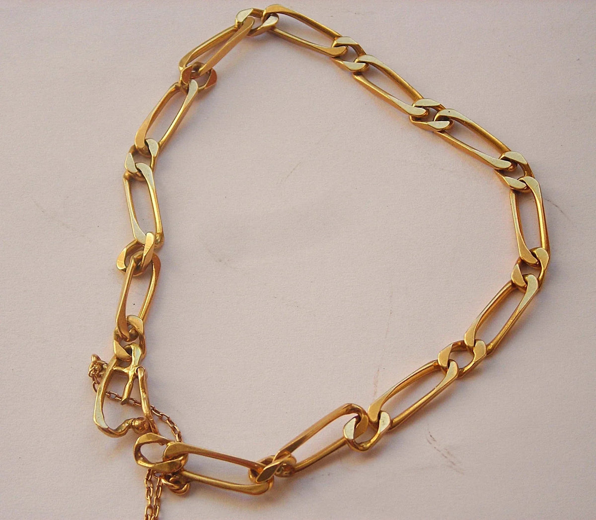Belle gourmette en or 18 k de 7,65 g