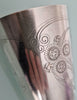 Superb Solid Silver Russian Beaker, 121g, Vermeil