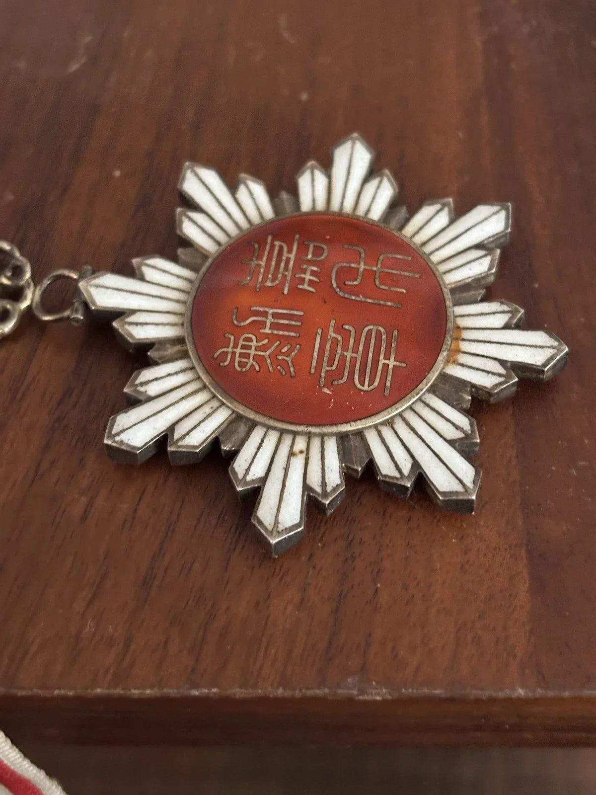 BEAUTIFUL COMMANDER OF THE ORDER OF THE GOLDEN GRAIN REPUBLIC OF CHINA IN VERMEIL